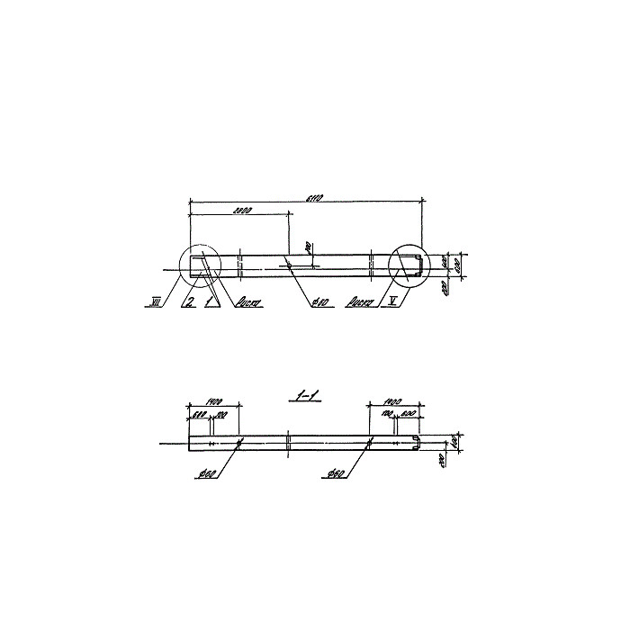 Колонна железобетонная К 1-11