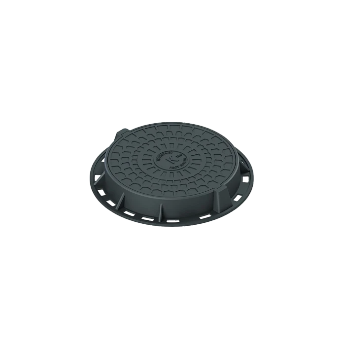 Люк чугунный  тип ТМР (С250)-1-60 с пазом под РТИ