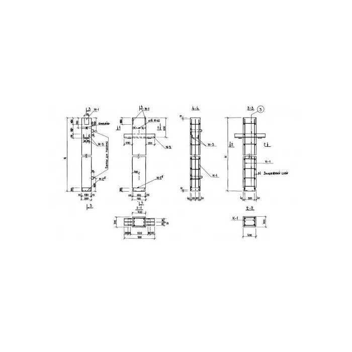 Колонна железобетонная КЛм 410
