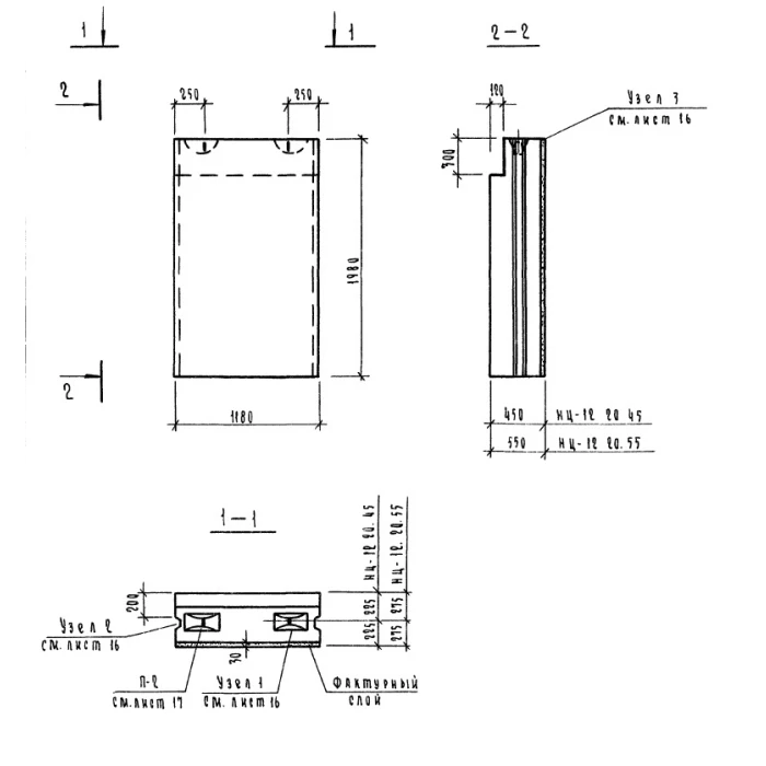 Цокольный блок НЦЛ 21-20-55
